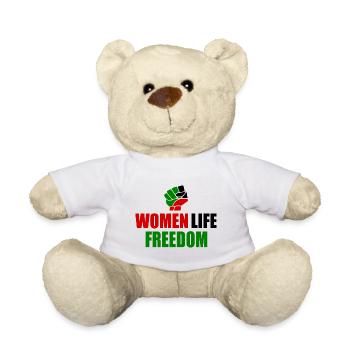Women life freedom - Teddy Bear - white - Front