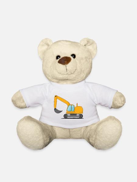 Bagger Kinder - Teddy - Weiß