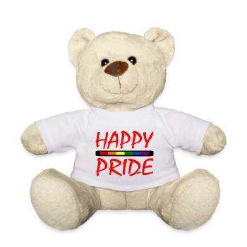 Happy pride - Nounours - blanc - Devant