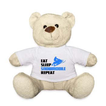Schneemobil Motorschlitten Schneemotorrad - Teddy - Weiß - Vorne