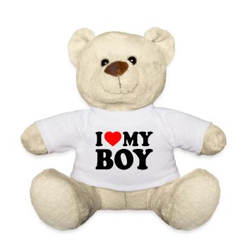 I love my boy - Nounours - blanc - Devant