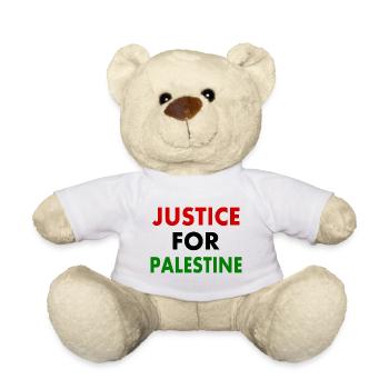 Justice for palestine - Teddy Bear - white - Front