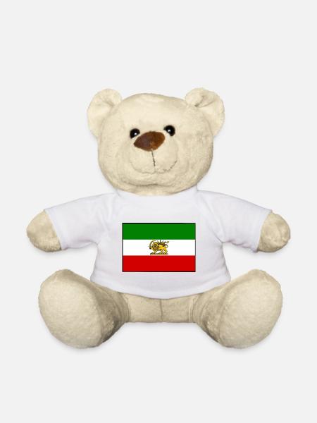 IRAN FLAGGE - Teddy - Weiß
