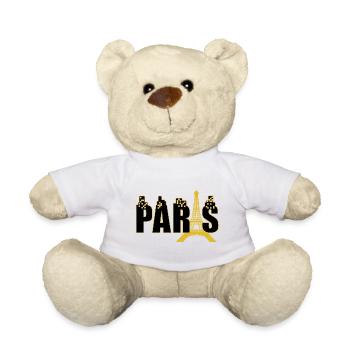 Paris die goldig leuchtende Stadt, Frankreich - Teddy - Weiß - Vorne