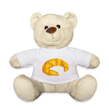 Kipferl Petit-déjeuner Skipferl Zuckergoscherl Croissants - Nounours - blanc - Devant
