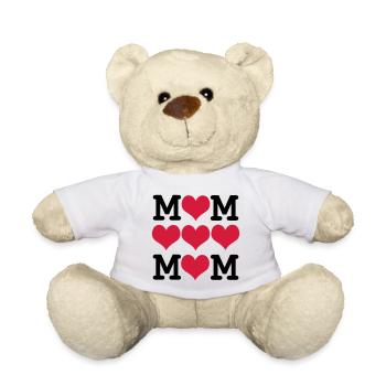 Muttertag - Teddy Bear - white - Front