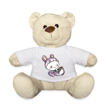 Puni Clover - Teddy Bear - white - Front