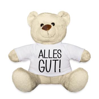 Alles gut - Teddy - Weiß - Vorne