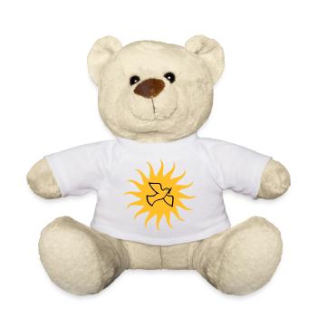 Dove of peace Sun - Teddy Bear - white - Front