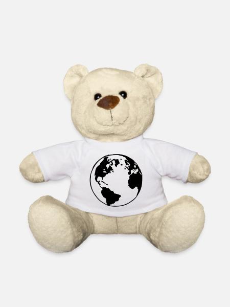 Der Globus - Teddy - Weiß
