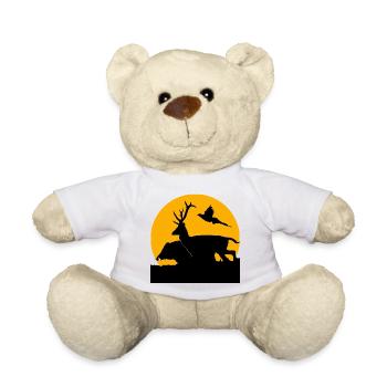 T-shirt personnalisable avec votre texte - Nounours - blanc - Devant