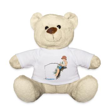 Angler - Teddy Bear - white - Front