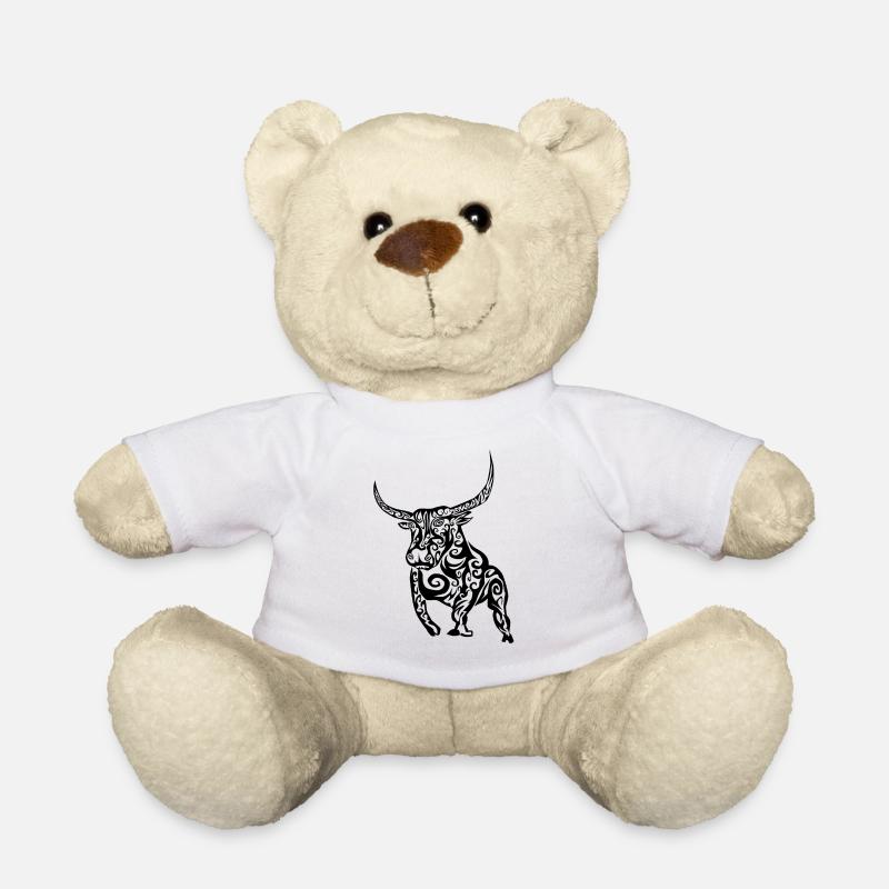 Der Stier - Teddy - Weiß
