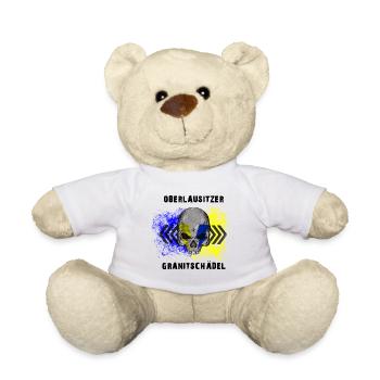 Oberlausitzer Granitschädel - Teddy - Weiß - Vorne
