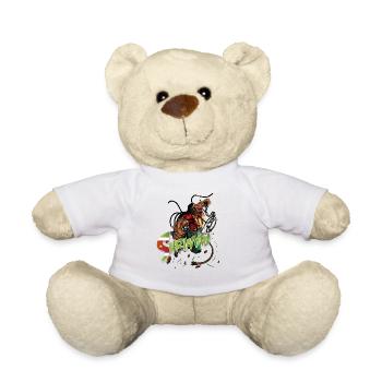 suriman keti koti contour blanc - Nounours - blanc - Devant