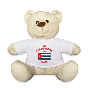 Cuba Original / Geschenk - Teddy - Weiß - Vorne