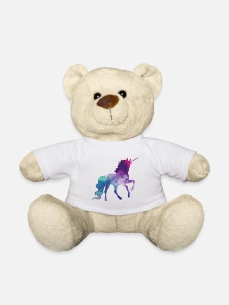 Einhorn - Teddy - Weiß