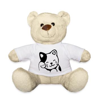 Katze - Teddy - Weiß - Vorne