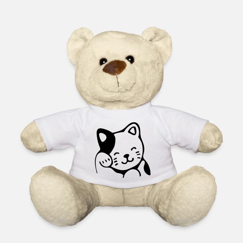 Chat - Nounours - blanc