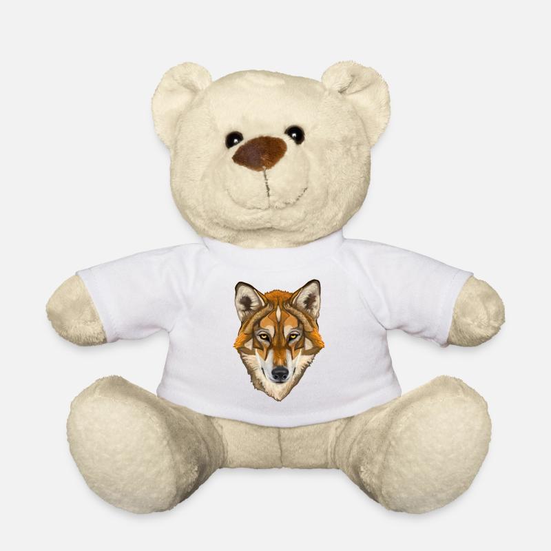 loup - Nounours - blanc