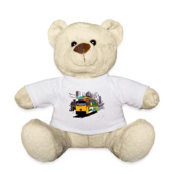 Transports en commun Tram Ruhrgebiet Seventies 70s - Nounours - blanc - Devant
