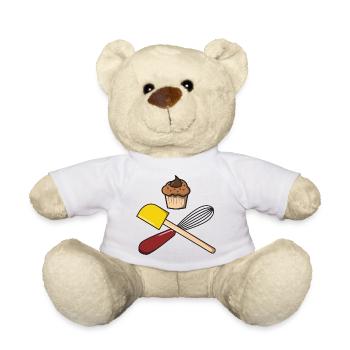 pâtisserie boulangerie tarte cadeau idée gâteau - Nounours - blanc - Devant