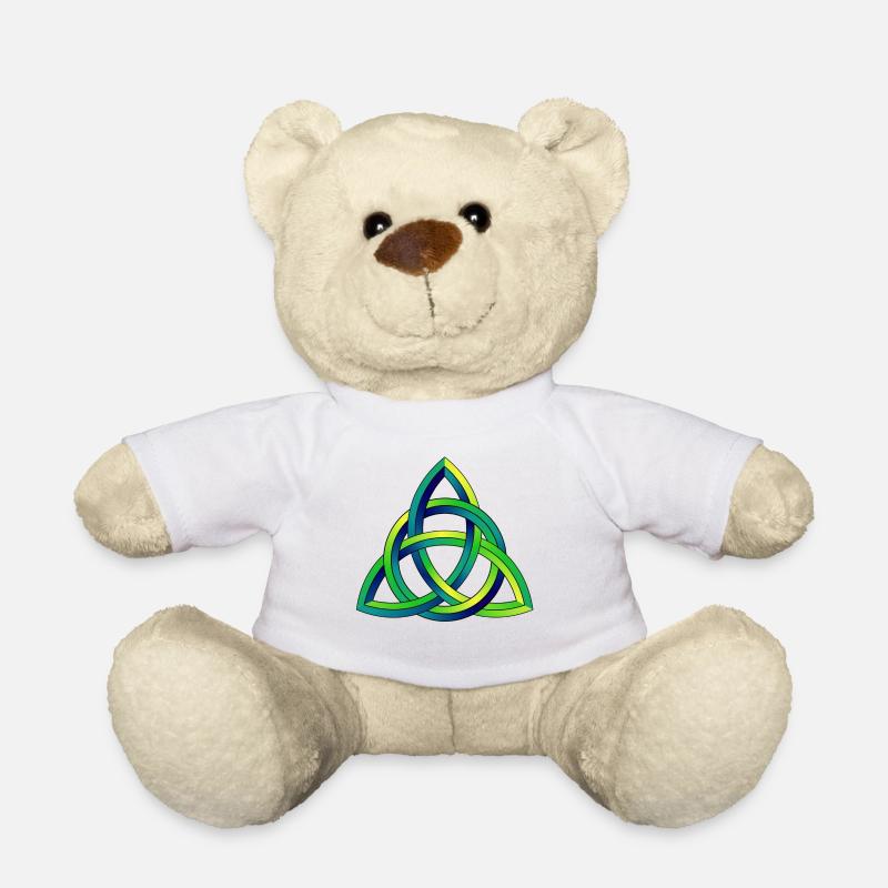 Celtic Knot Celtic Knot - Teddy Bear - white
