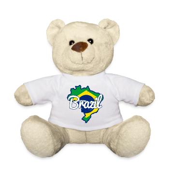 Brésil Brésil Rio Amérique latine Amérique du Sud - Nounours - blanc - Devant