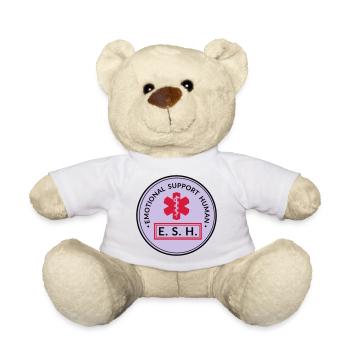 Emotional Support Human - Teddy - Weiß - Vorne