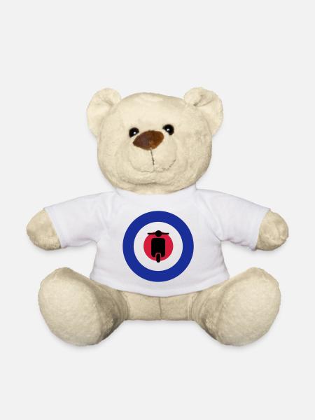 scooter mods target - Teddy Bear - white