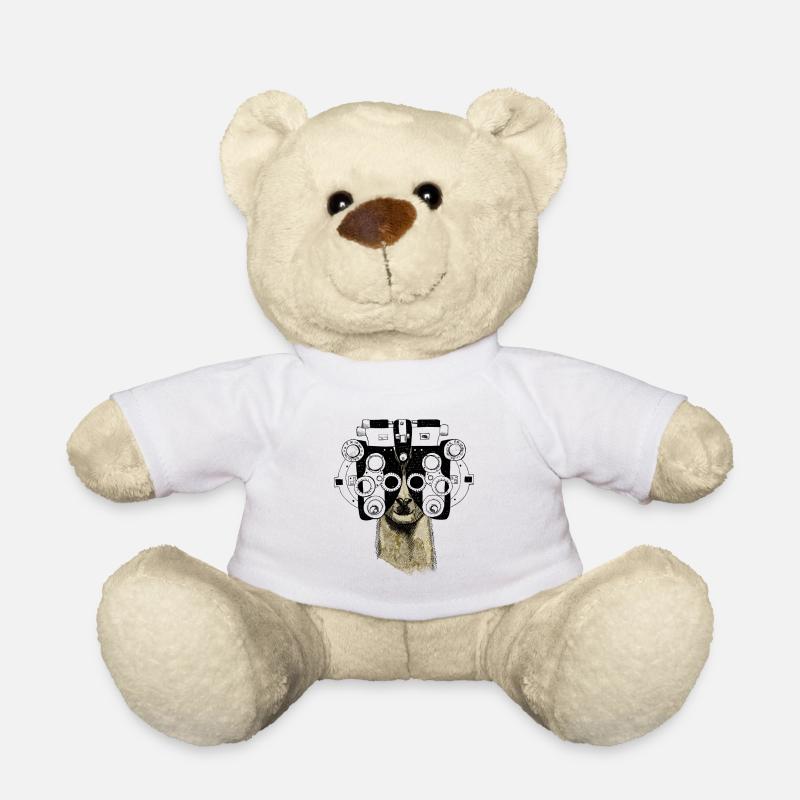 Alpaca&Phoropter - Teddy Bear - white