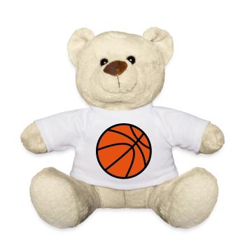 Basketball - Teddy - Weiß - Vorne