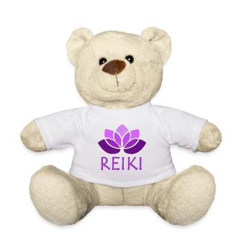 reiki purple - Teddy Bear - white - Front