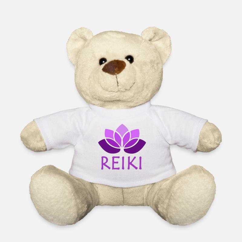 reiki violet - Nounours - blanc