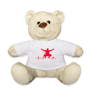 Heartbeats Sumo Fréquence cardiaque - Nounours - blanc - Devant