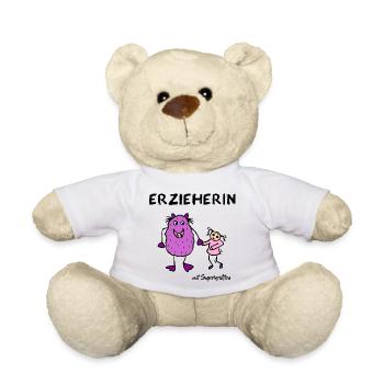 Erzieherin mit Superkräften - Monster Fantasy - Teddy - Weiß - Vorne