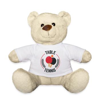 TİSCHTENNİS HOBBY SPORT SPORTLER pingpong - Teddy - Weiß - Vorne