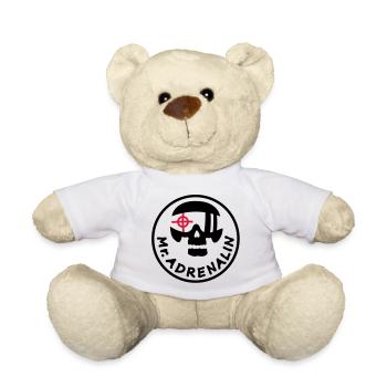 Mr. Adrenalin - Teddy - Weiß - Vorne