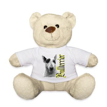 Bull Terrier, bouledogue, bouledogue, tête, Terrier, - Nounours - blanc - Devant