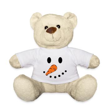 snowman - Teddy Bear - white - Front