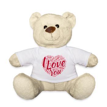 Valentine's day - Teddy Bear - white - Front