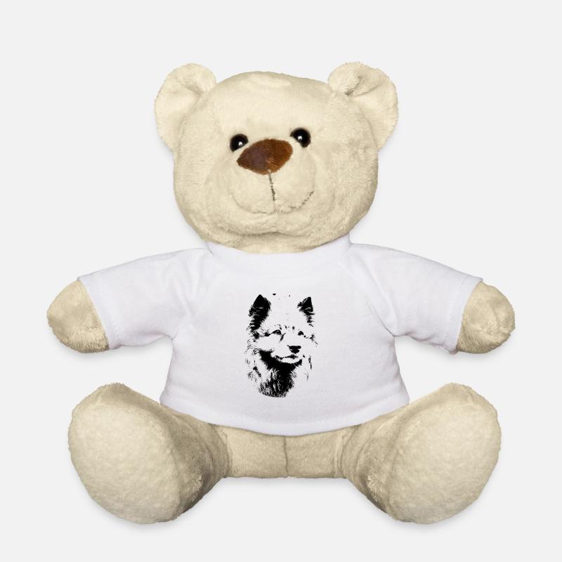 Race de chien Wolfsspitz - Nounours - blanc