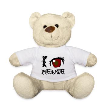 J'adore les mangas - Nounours - blanc - Devant