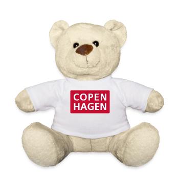 Copenhague Danemark Danois Voyageur Cool Cadeau - Nounours - blanc - Devant