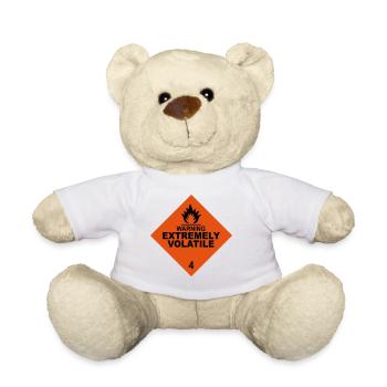 warning extremely volatile square II 2c - Teddy - Weiß - Vorne
