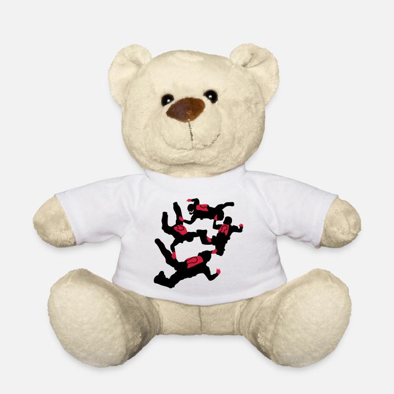 parachutisme - Nounours - blanc