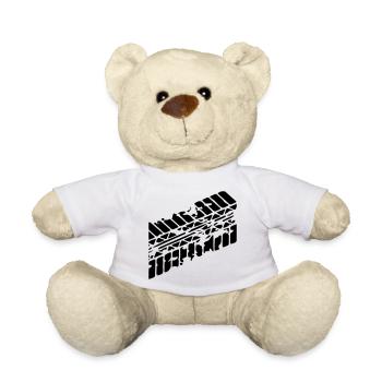 Tyre footprint - Teddy Bear - white - Front