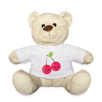 Kirsche - Teddy - Weiß - Vorne
