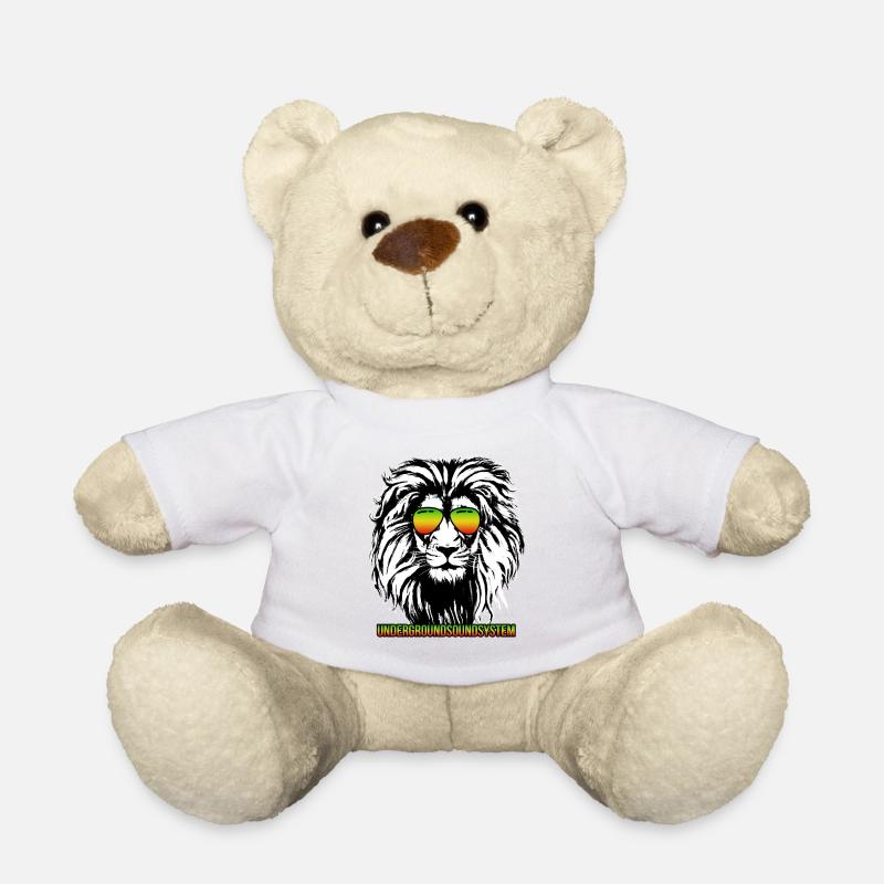 Lion Rainbow Sunglasses - Teddy Bear - white