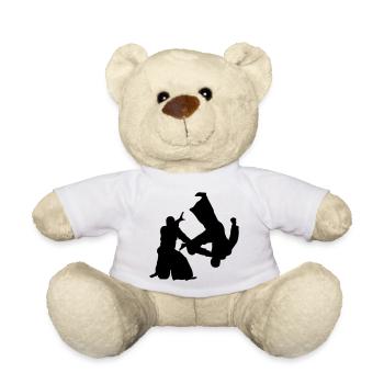 aikido - Teddy Bear - white - Front